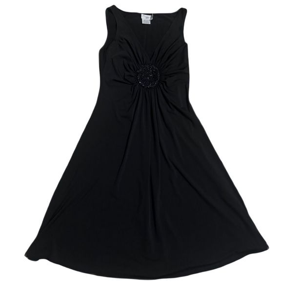 Maggy London 2yk style black dress size 6 - Picture 1 of 9